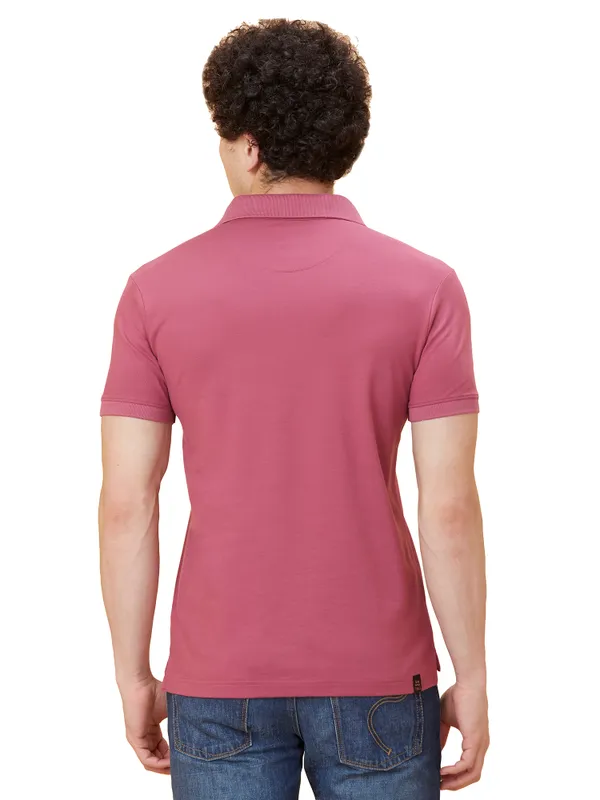 Being Human Men Regular Fit T-Shirts-Mauve Blue